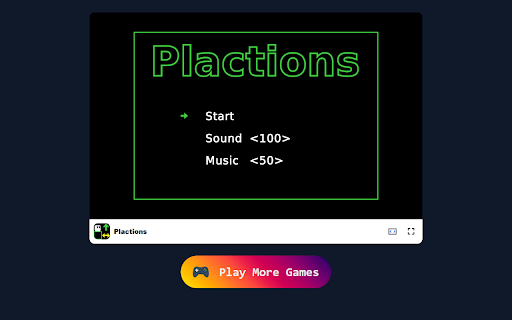 Plactions Game Experience Fast Paced Physics Based Fun!  from Chrome web store to be run with OffiDocs Chromium online