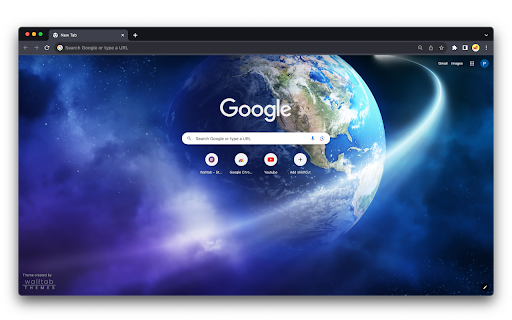 Planet Earth Asteroid  from Chrome web store to be run with OffiDocs Chromium online
