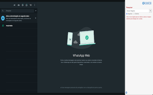 Planfor Connector Planfor / WhatsApp  from Chrome web store to be run with OffiDocs Chromium online