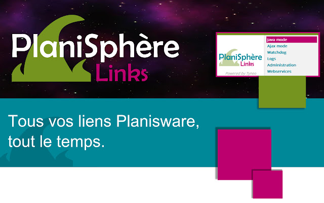 PlaniSphere Links  from Chrome web store to be run with OffiDocs Chromium online