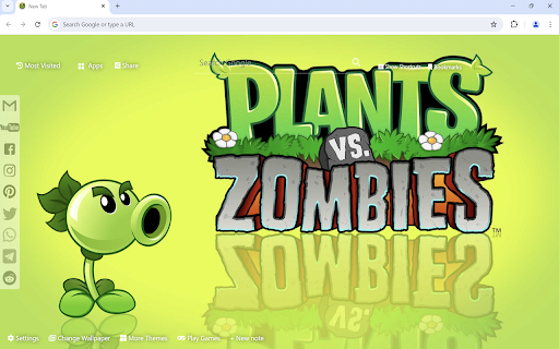 Plants Vs Zombies Wallpaper  from Chrome web store to be run with OffiDocs Chromium online