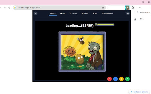 Plant vs Zombies Unblocked Game  from Chrome web store to be run with OffiDocs Chromium online