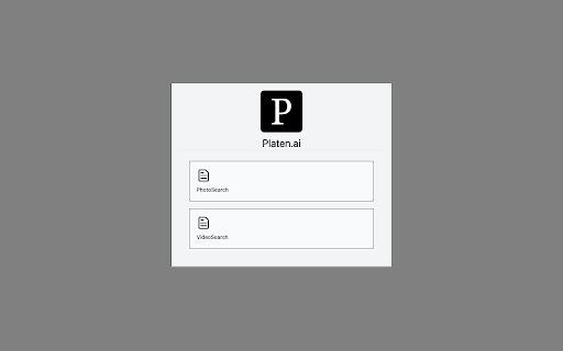 Platen.ai Content Search  from Chrome web store to be run with OffiDocs Chromium online