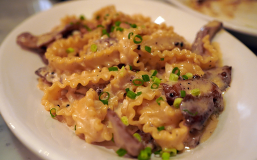 Plate of noodles with sauce  from Chrome web store to be run with OffiDocs Chromium online