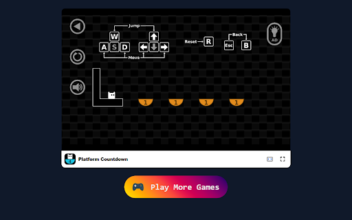 Platform Countdown Game Jump and Survive on Crumbling Platforms!  from Chrome web store to be run with OffiDocs Chromium online