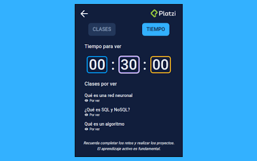 Platzi Time Calculator from Chrome web store to be run with OffiDocs Chromium online Platzi Time Calculator from Chrome web store to be run with OffiDocs Chromium online