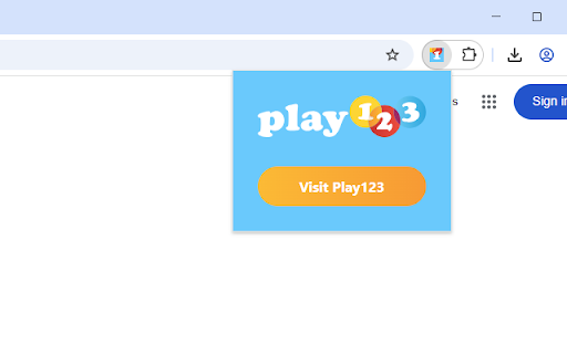 Play123  from Chrome web store to be run with OffiDocs Chromium online