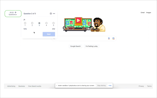PlaybookUX Screen recorder  from Chrome web store to be run with OffiDocs Chromium online