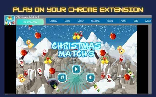 Play Christmas Match 3 Online  from Chrome web store to be run with OffiDocs Chromium online
