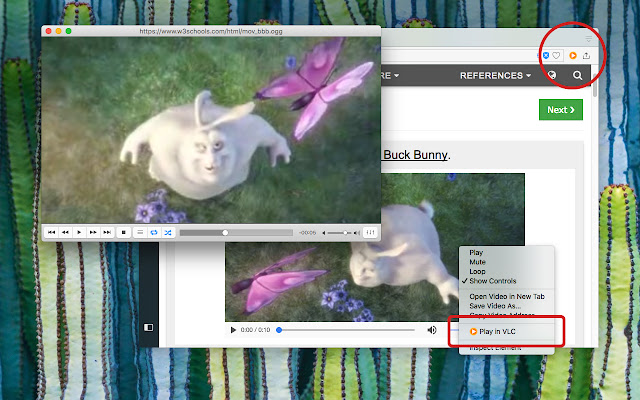 Play in VLC™  from Chrome web store to be run with OffiDocs Chromium online