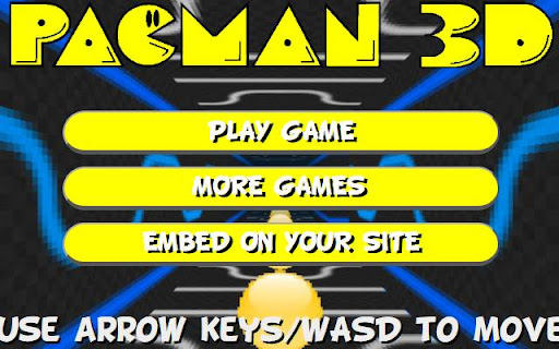 Play Pacman 3d Html5 Ku  from Chrome web store to be run with OffiDocs Chromium online