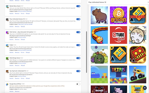 Play Unblocked Games 76  from Chrome web store to be run with OffiDocs Chromium online