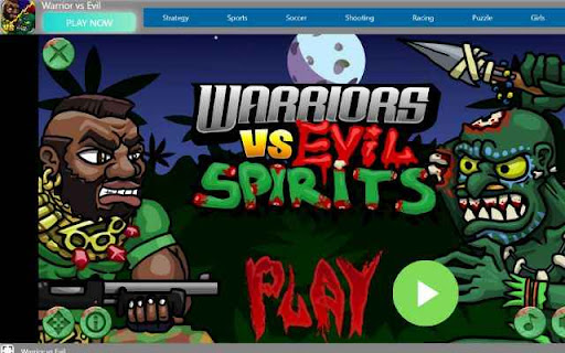 Play Warriors VS Evil Spirits Game  from Chrome web store to be run with OffiDocs Chromium online