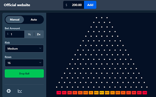 Plinko Game  from Chrome web store to be run with OffiDocs Chromium online