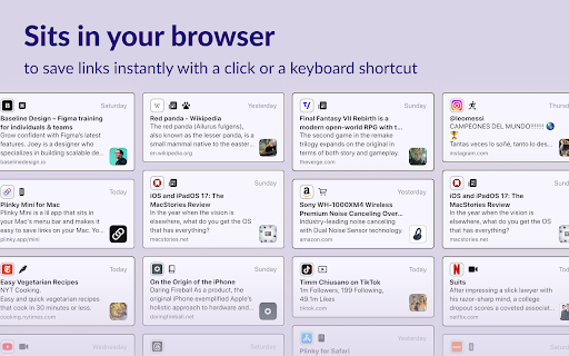Plinky  from Chrome web store to be run with OffiDocs Chromium online