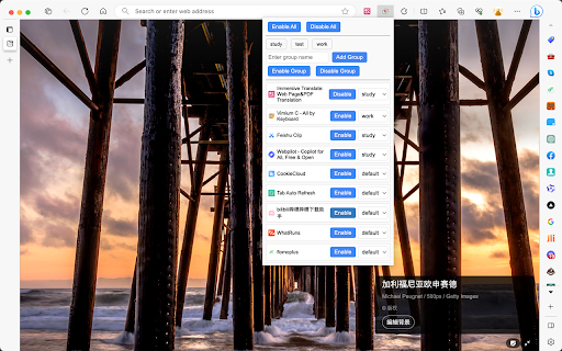 Plugin Controller  from Chrome web store to be run with OffiDocs Chromium online