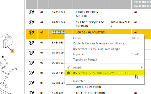 Plugin RP2M THE STORE  from Chrome web store to be run with OffiDocs Chromium online