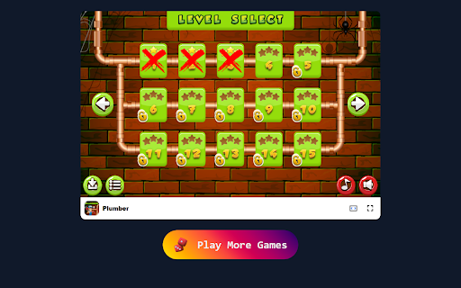 Plumber Game in Browser Free  Offline available  from Chrome web store to be run with OffiDocs Chromium online