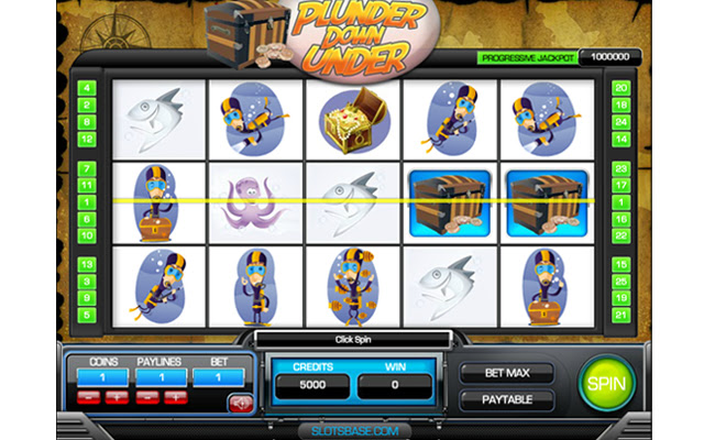 Plunder Down Under Pokie  from Chrome web store to be run with OffiDocs Chromium online