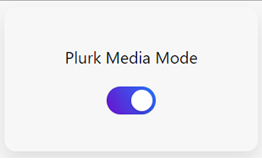 Plurk Media Mode  from Chrome web store to be run with OffiDocs Chromium online