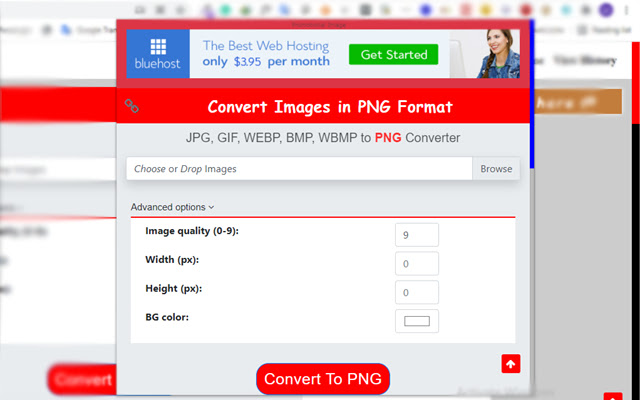 PNG Converter  from Chrome web store to be run with OffiDocs Chromium online