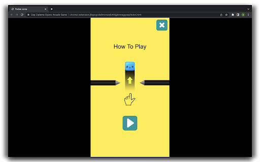 Pocket Jump Game HTML5 Game  from Chrome web store to be run with OffiDocs Chromium online