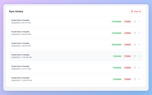 Pocket to Notion  Obsidian  from Chrome web store to be run with OffiDocs Chromium online