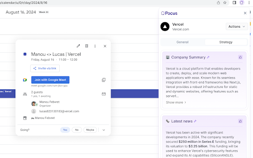 Pocus  from Chrome web store to be run with OffiDocs Chromium online