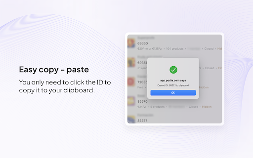 Podia ID Inspector  from Chrome web store to be run with OffiDocs Chromium online