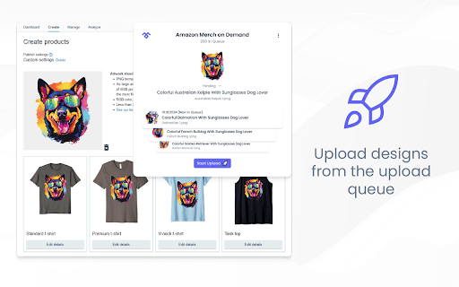 PODSuite Uploader  from Chrome web store to be run with OffiDocs Chromium online