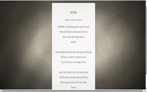 Poemtab  from Chrome web store to be run with OffiDocs Chromium online
