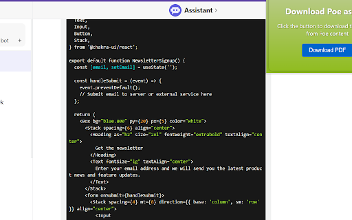 PoePDF Convert Poe to PDF  from Chrome web store to be run with OffiDocs Chromium online