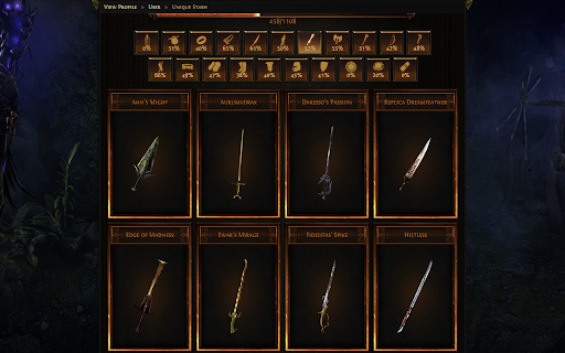 PoE Stash Hide unowned Uniques  from Chrome web store to be run with OffiDocs Chromium online