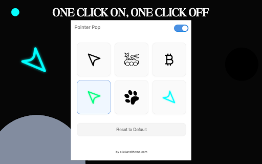 Pointer Pop by Click and Theme  from Chrome web store to be run with OffiDocs Chromium online