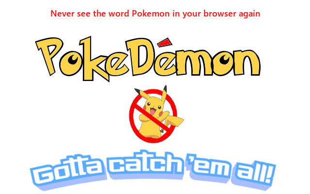 PokeDemon Pokemon Replacer  from Chrome web store to be run with OffiDocs Chromium online