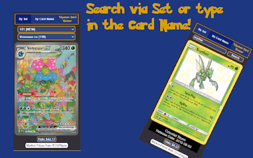 Pokemon Card Viewer  from Chrome web store to be run with OffiDocs Chromium online