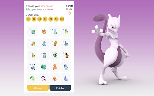 Pokemon Cursor  from Chrome web store to be run with OffiDocs Chromium online