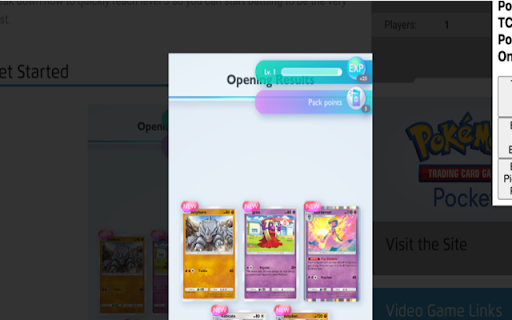 Pokemon TCG Pocket Online  from Chrome web store to be run with OffiDocs Chromium online