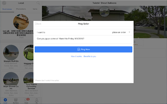 Poke Nextdoor Sellers, be happy  easy buyers  from Chrome web store to be run with OffiDocs Chromium online