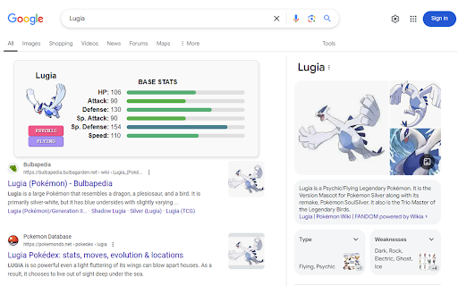 PokéStats  from Chrome web store to be run with OffiDocs Chromium online