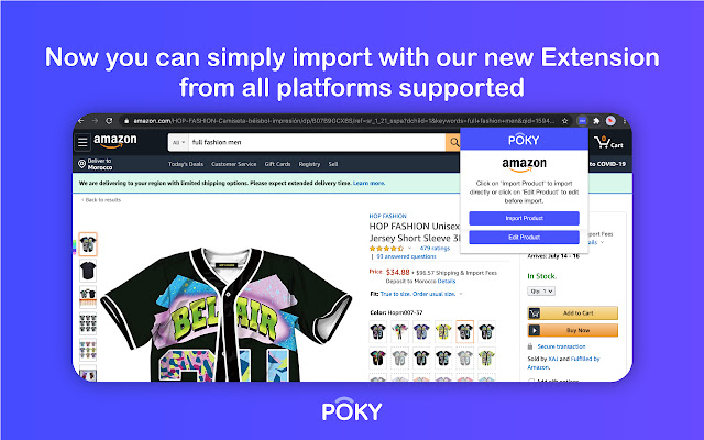 POKY WooCommerce Product Importer  from Chrome web store to be run with OffiDocs Chromium online