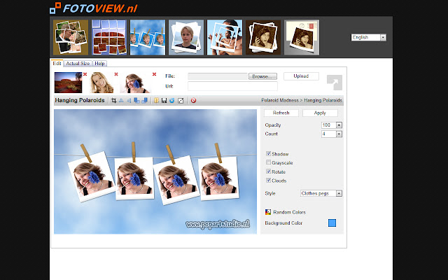 Polaroid Madness  from Chrome web store to be run with OffiDocs Chromium online