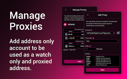 PolkaGate: The gateway to the Polkadot eco.  from Chrome web store to be run with OffiDocs Chromium online