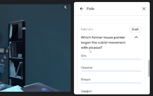 Poll Assistant for Google Meet  from Chrome web store to be run with OffiDocs Chromium online