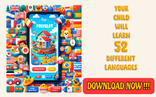 Polyglot Kids  from Chrome web store to be run with OffiDocs Chromium online