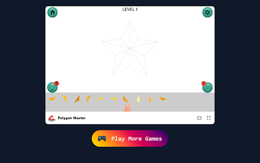 Polygon Master Game Spin, Align, and Create Perfect Polygons!  from Chrome web store to be run with OffiDocs Chromium online