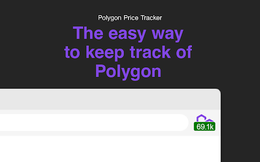 Polygon Price Tracker  from Chrome web store to be run with OffiDocs Chromium online