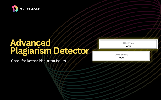 Polygraf AI Content Detector: Advanced Plagiarism  ChatGPT Detector  from Chrome web store to be run with OffiDocs Chromium online