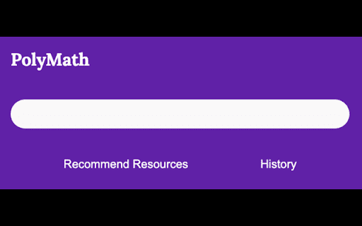 PolyMath  from Chrome web store to be run with OffiDocs Chromium online