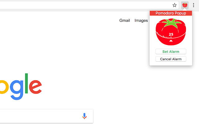 Pomodoro Popup  from Chrome web store to be run with OffiDocs Chromium online